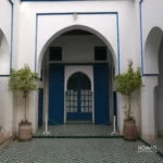 Bahia Palace decorated wooden door