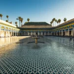 Bahia Palace Marrakech main courtyard view